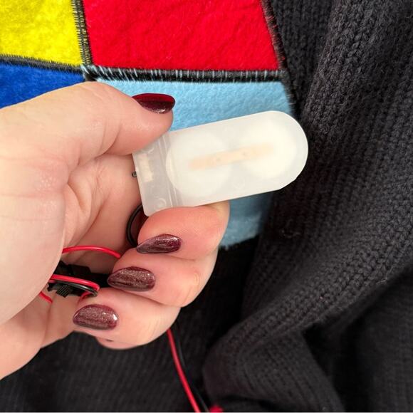 Jolly Sweaters XL Light-Up Dinosaur Disco Ugly Christmas Sweater Holiday - Picture 8 of 8